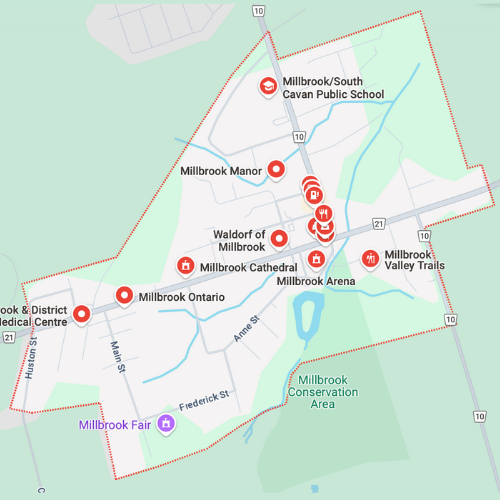Millbrook Map